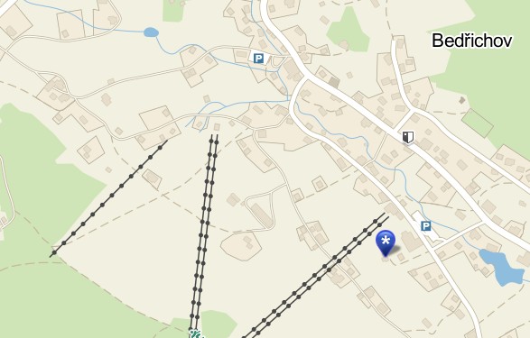 Mapa Bedřichov